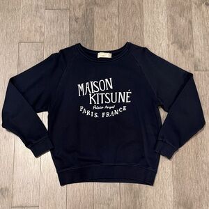 Maison Kitsuné Dark Blue Top